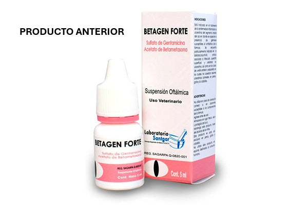 Vexaina Fort 5 mL Solución Oftálmica ANTES Betagen Forte 5 mL SANTGAR