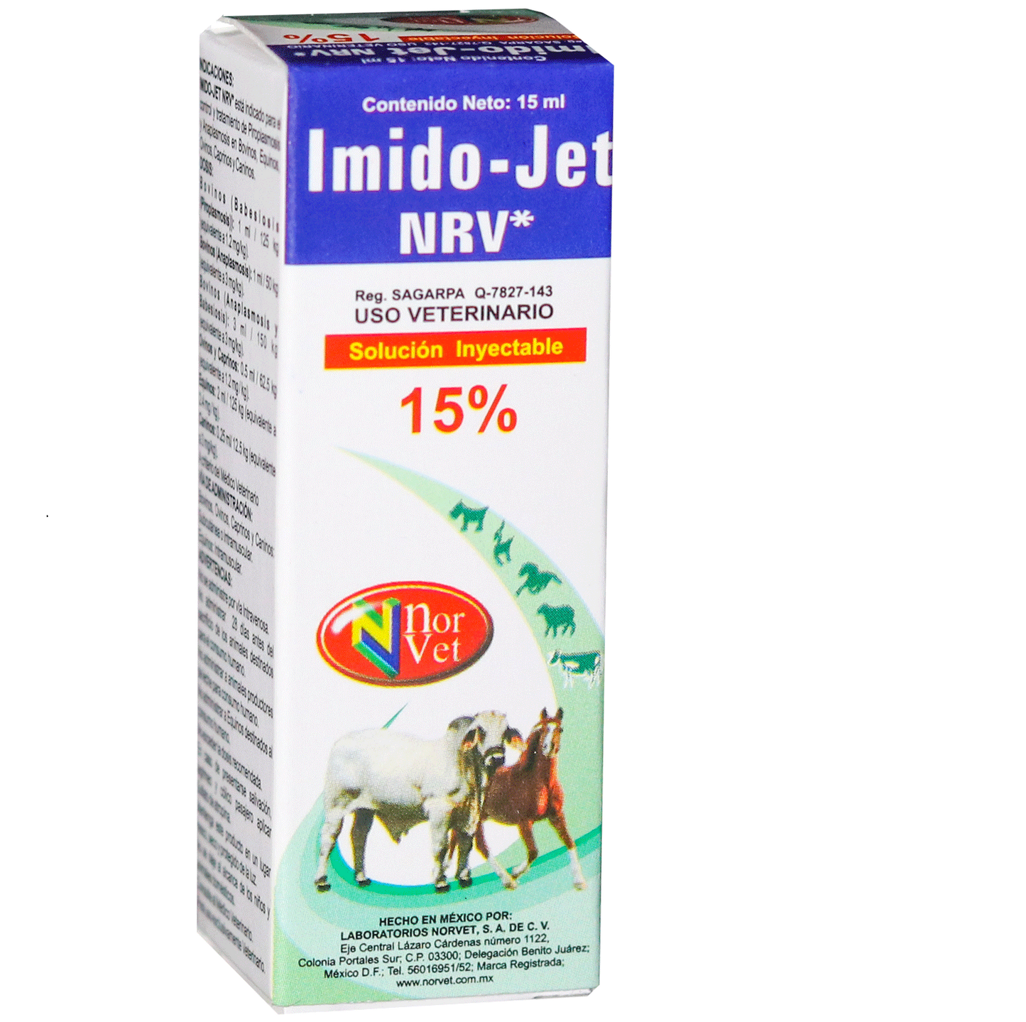 Imido-jet NRV 15 mL ( Imidocarb )