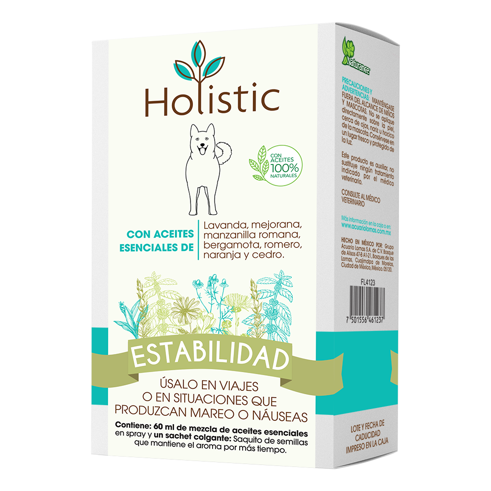 Holistic Estabilidad 60 mL (Viaje : Mareo o Náuseas ) Aromaterapia
