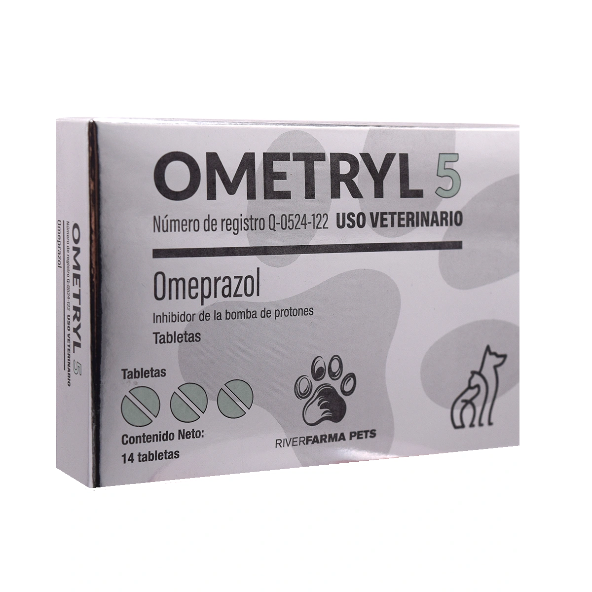 Ometryl 5 mg 14 Tabletas ( Omeprazol 5 mg )