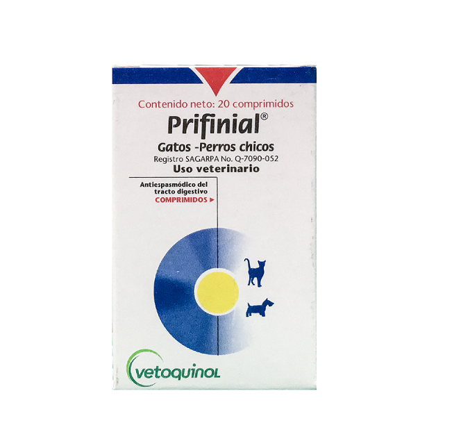 Prifinial gatos y perros chicos 20 comprimidos DESCONTINUADO