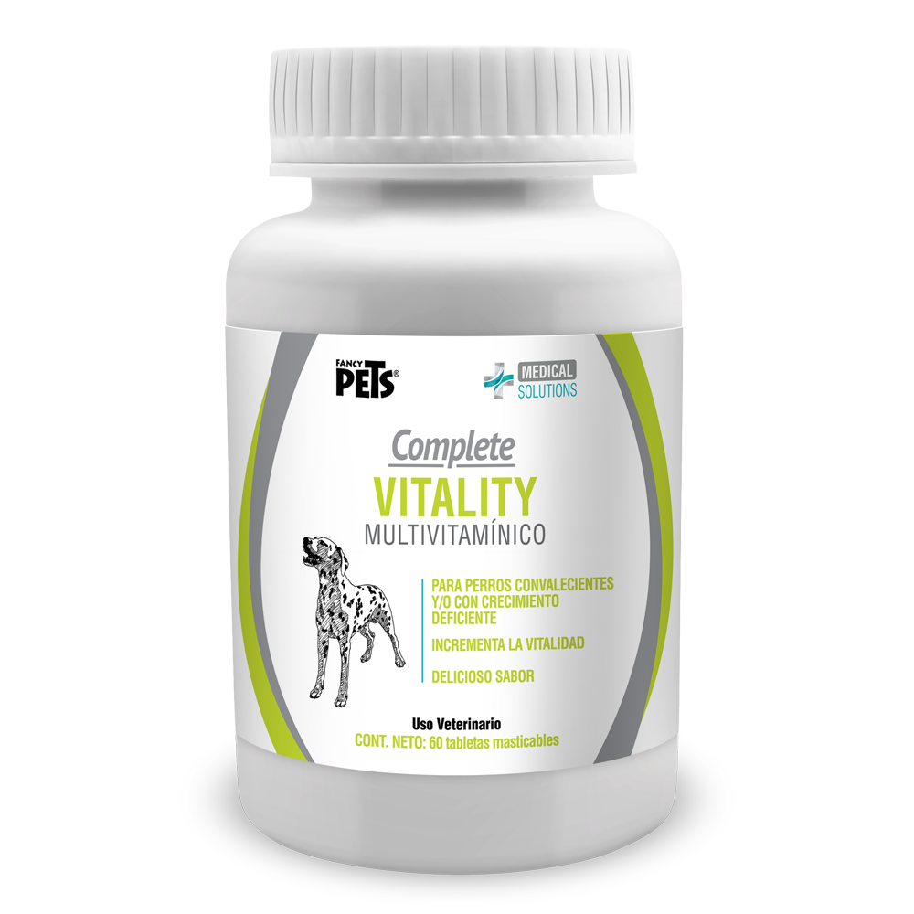 MS Complete Vitality para Perros -  Tabletas Masticables Multivitamínico 60 Tabletas