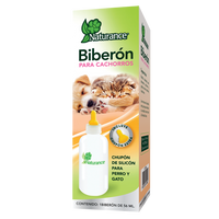 Biberon para cachorros 56 mL Naturance ( mamila )