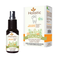 Holistic Vitalidad 60 mL  (Vitalidad, Ánimo, Fuerza y Alegría ) Aromaterapia